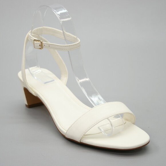 J. Crew Ladies 8.5 White Strappy Heels Cocktail Slingback Ankle Sandals - BN860 - Picture 1 of 11
